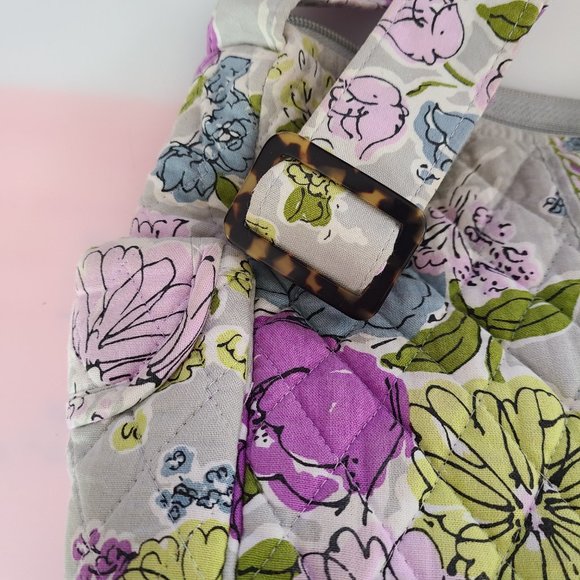 Vera Bradley Sophie Bag in Gray Orchid Pattern - Picture 2 of 11